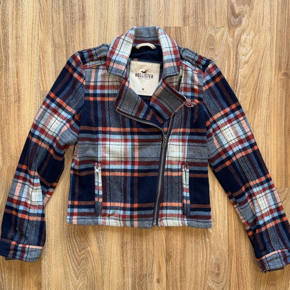 Hollister Wool Moto Jacket